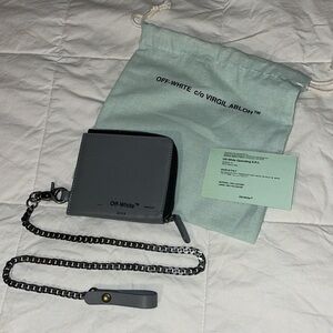 Off-White 2013 Silver Chain Wallet w/ Tags